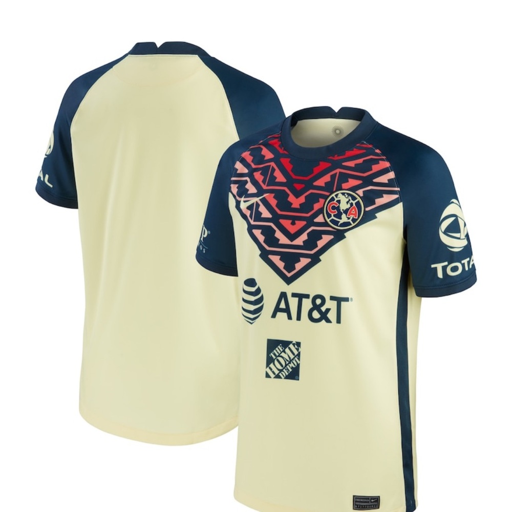 Nike Club América Jersey - Cream and Navy